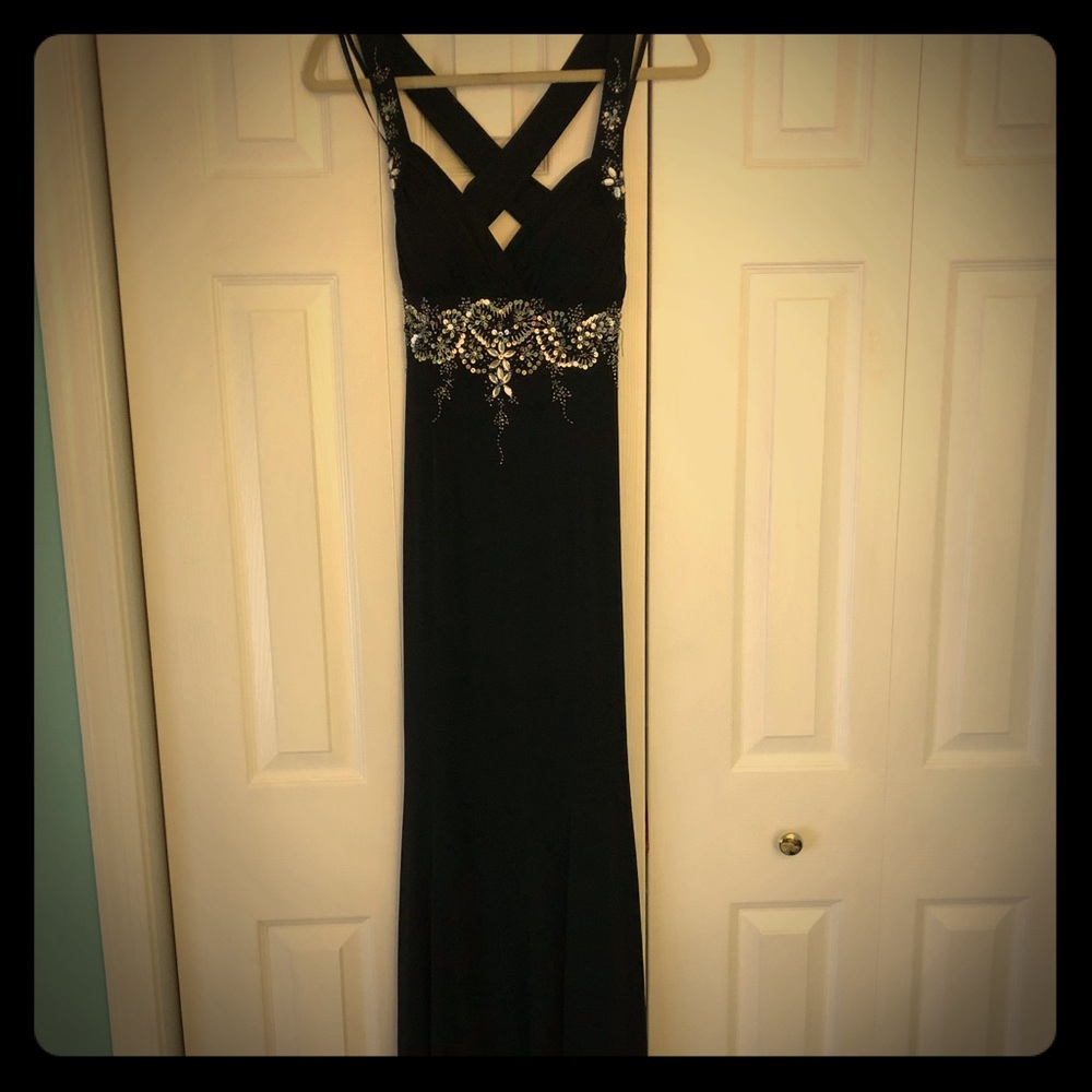 Formal black dress